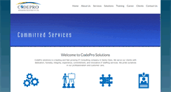 Desktop Screenshot of codeprosolutions.com